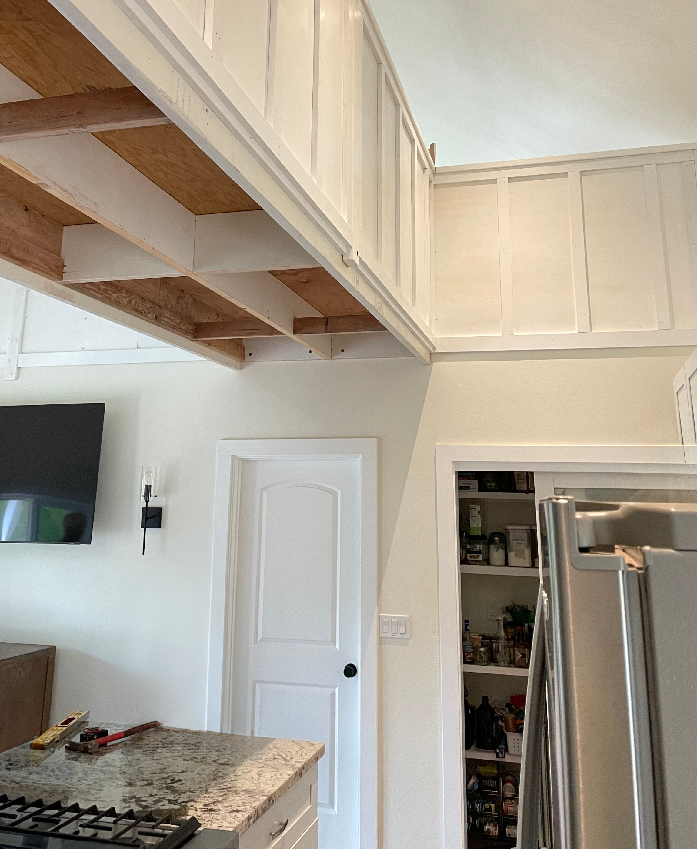 1,600 s.f Barn house kitchen