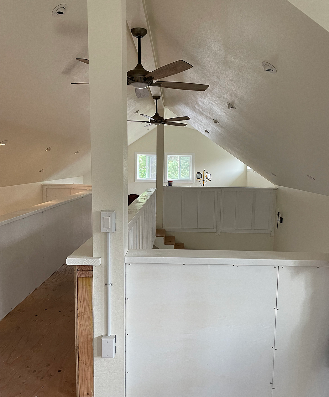 1,600 s.f Barn house upstairs